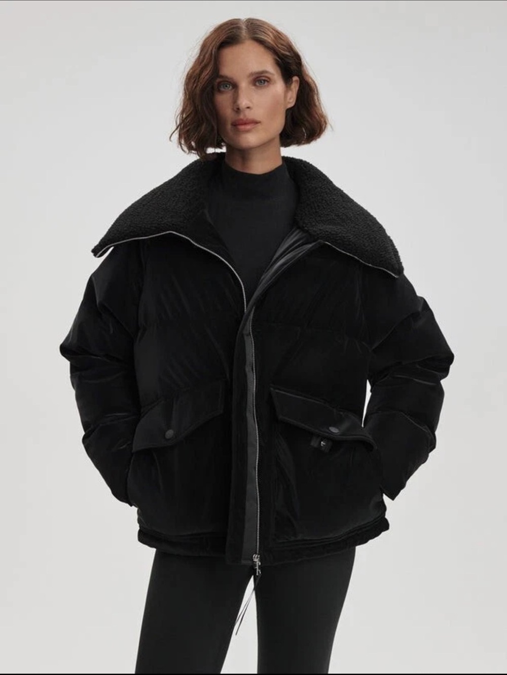 Varley Roseville Down Jacket Puffer Black M MSRP $398